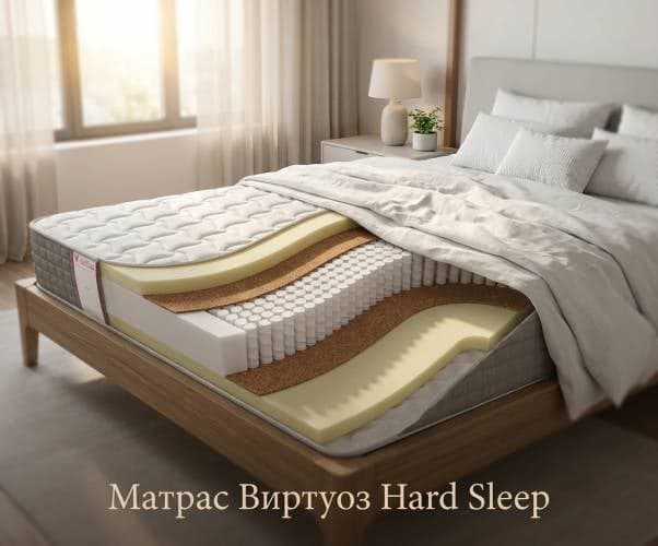 Матрас Виртуоз «виртуоз Hard Sleep» — Для Веса До 130 Кг — фото 2